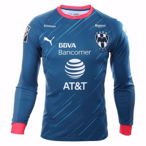 Camiseta Monterrey Replica Segunda Ropa ML 2018/19 Azul